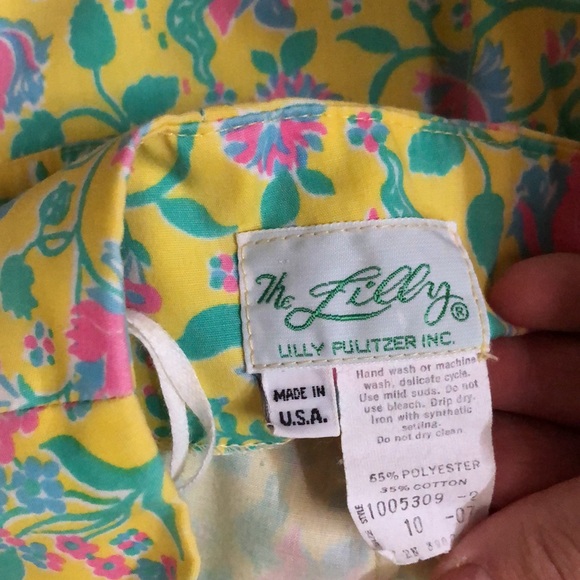 Vintage 60s or 70s Lilly Pulitzer skirt with scalloped details - Picture 2 of 10